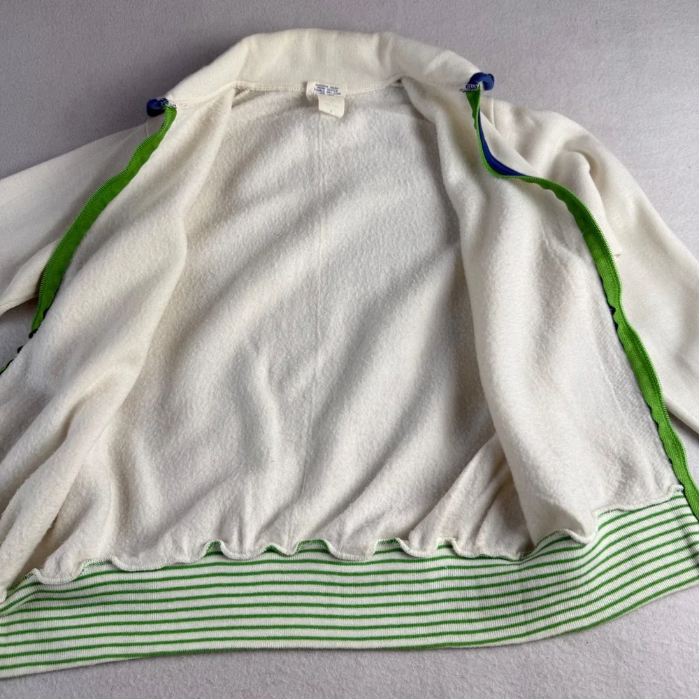 Vintage Pick-Its by Tully Kid's Track Jacket Zip Size M USA Made